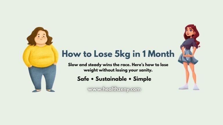 how to lose 5kg in a month
